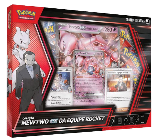 Box Coleção Mewtwo Ex Rivais Predestinados
