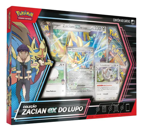 Box Coleção Zacian Ex Do Lupo