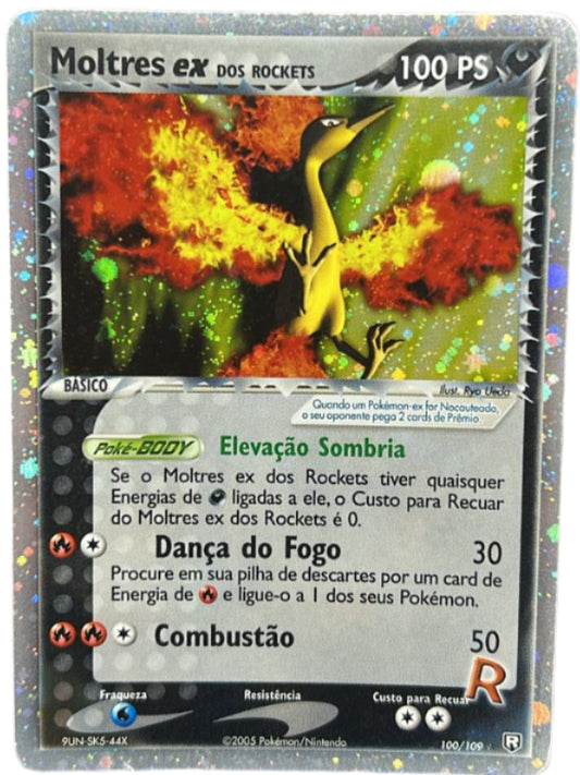 Moltres EX dos Rockets #100