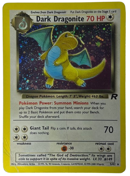 Dark Dragonite Holo #5
